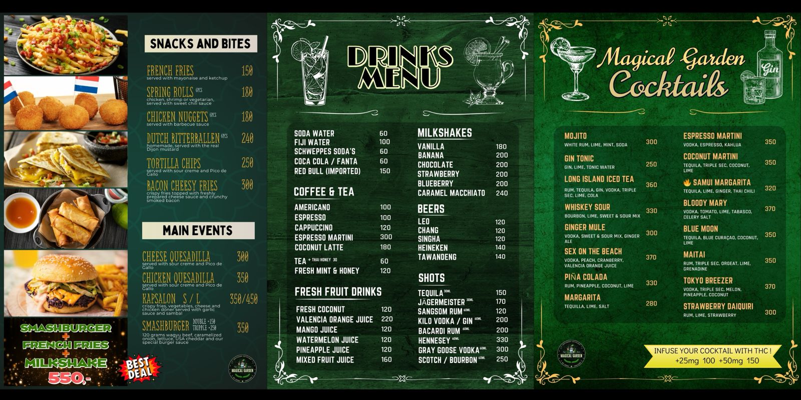MG Bistro Menu
